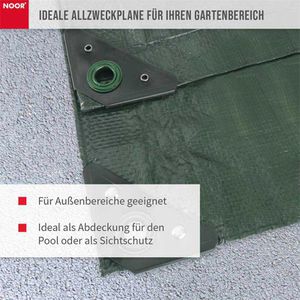 Produktbild für Abdeckplane NOOR Profi, grün