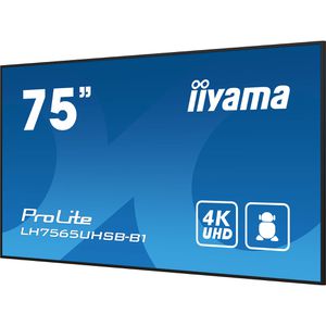 Produktbild für Digital-Signage Iiyama ProLite LH7565UHSB-B1, 74,5 Zoll