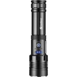 Produktbild für Taschenlampe Sandberg 421-08, schwarz, LED, aufladbar