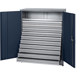 Werkzeugschrank Küpper 70693, aus Metall, grau / blau