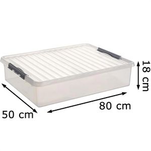 Produktbild für Aufbewahrungsbox Sunware Q-Line Box 75600609, 60L
