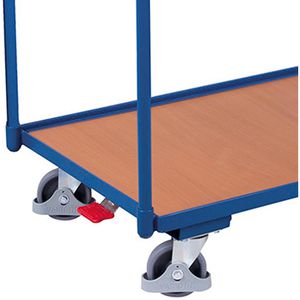 Produktbild für Tischwagen VARIOfit sw-801.500, aus Metall &amp; Holz