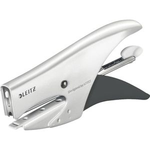 Produktbild für Heftzange Leitz 55311101, aus Metall, WOW, perlweiß