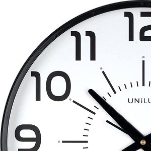 Produktbild für Wanduhr Unilux Maxi Pop, Kunststoff, analog, Quarzuhr