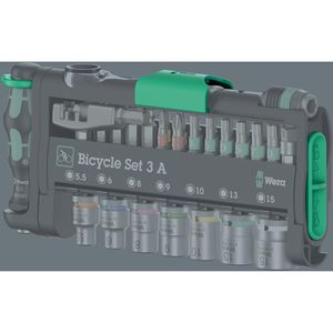 Produktbild für Werkzeugtasche Wera Bicycle Set 3 A, 05004188001