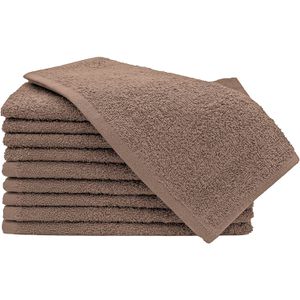 Produktbild für Handtuch Zollner Amalfi Set, fango, 30 x 50 cm