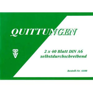Produktbild für Quittungsblock Böttcher-AG 7002, MwSt. separat