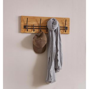 Produktbild für Wandgarderobe Haku-Möbel 23583, Massivholz