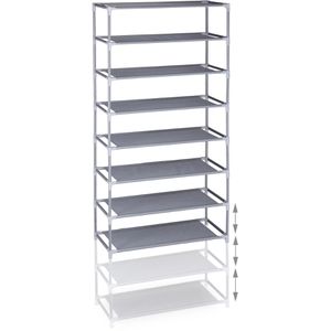 Produktbild für Schuhregal Relaxdays 10031572111, aus Metall