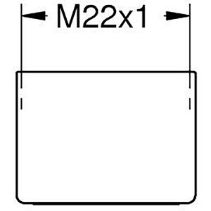 Produktbild für Strahlregler GROHE M22 x 1, 46724000