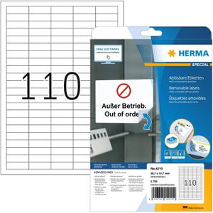 Produktbild für Universaletiketten Herma 4210, weiß