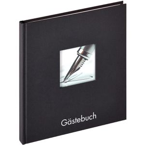 Produktbild für Gästebuch walther-design GB-205-B Fun, schwarz