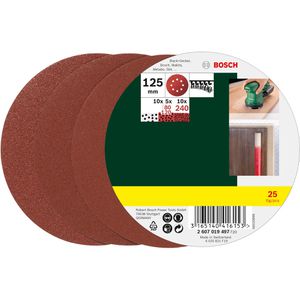 Produktbild für Schleifpapier Bosch 2607019497, Körnung 80-240 Set