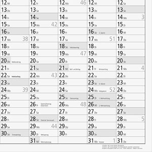 Produktbild für Plakatkalender Rido-Ide 7033600007, young design, Jahr 2027