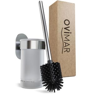 WC-Bürste ovimar Toilettenbürste Tranerodde, silber