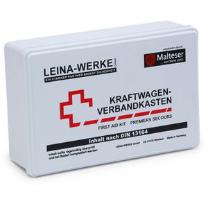 Leina-Werke Verbandskasten Standard, Auto, Füllung nach DIN 13164, weiß –  Böttcher AG