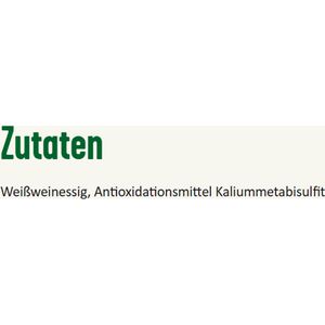 Produktbild für Tafelessig Kühne aus Weißwein, 6% Säure