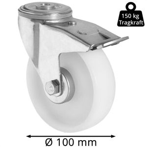 Produktbild für Schwerlastrolle CASCOO Serie N0N0, Lenkrolle