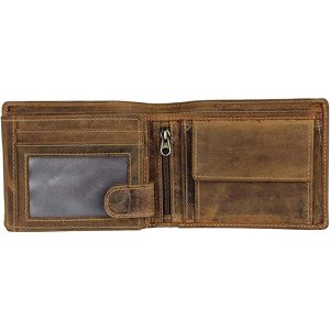 Produktbild für Portemonnaie Greenburry Vintage 1796-25, braun, aus Echt Leder