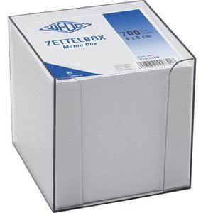 Zettelbox Wedo 2702650, Memo Box, rauchglas