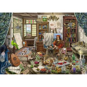 Produktbild für Puzzle Ravensburger 16782, Das Künstleratelier