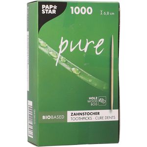 Produktbild für Zahnstocher Papstar 84846 pure, 6,8 cm