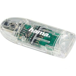 Produktbild für Kartenleser Hama SD/MMC, 2 in 1, USB 2.0