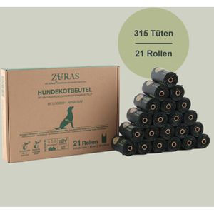 Produktbild für Hundekotbeutel ZURAS biologisch abbaubar
