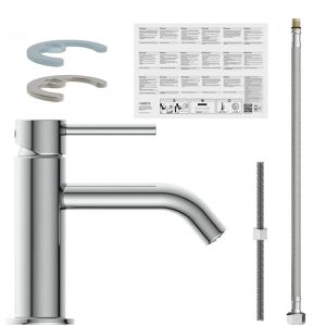 Produktbild für Waschtischarmatur Schütte Aragon Standventil 37955, verchromt