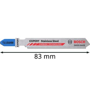 Produktbild für Stichsägeblätter Bosch Expert Stainless Steel T 118 AHM