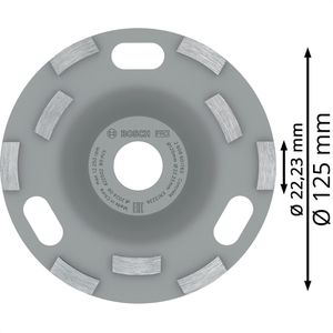 Produktbild für Diamantschleiftopf Bosch PRO Concrete Topfscheibe