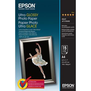 Produktbild für Fotopapier Epson S041927 Ultra Glossy, für Inkjet, A4