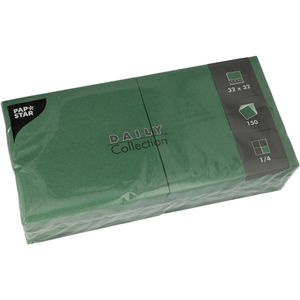 Servietten Papstar Daily Collection, dunkelgrün