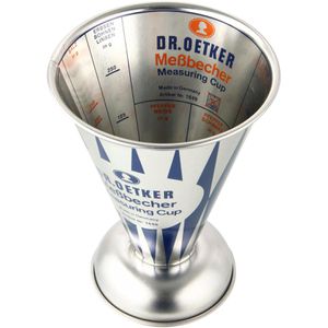 Produktbild für Messbecher Dr.Oetker-Küchenhelfer Nostalgie, aus Weißblech