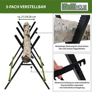 Produktbild für Sägebock Trutzholm 28620, Metall