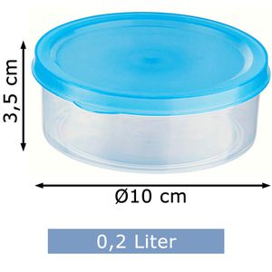 Produktbild für Frischhaltedose Kigima MiraHome blau, aus Kunststoff