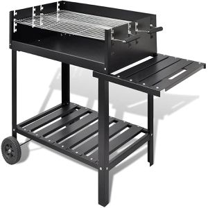 Produktbild für Holzkohlegrill vidaXL 40714, Grillwagen mit Rädern
