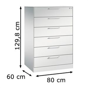 Produktbild für Karteischrank CP-Möbel Asisto C3000, für DIN A5