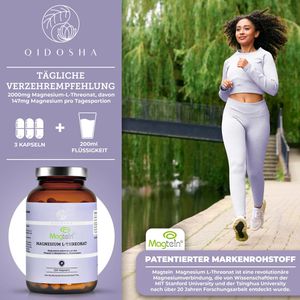 Produktbild für Magnesium Qidosha Magtein, 120 Kapseln