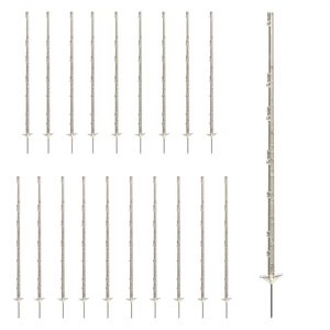 Produktbild für Weidezaunpfähle AKO 443493, aus Kunststoff, weiß, 156 cm