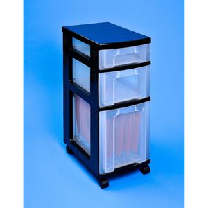 Produktbild für Schubladenwagen Really-Useful-Box mit 3 Schubladen