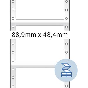 Produktbild für Endlosetiketten Herma 8204, 1-bahnig