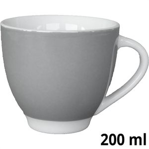 Produktbild für Kaffeetassen Van-Well Vario grau, 200ml