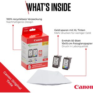Produktbild für Tinte Canon PG-545XL + CL-546XL