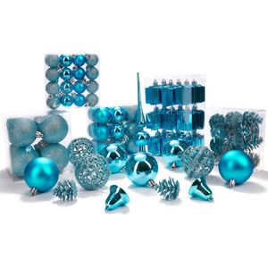 Produktbild für Weihnachtskugeln BRUBAKER 8000.06, blau