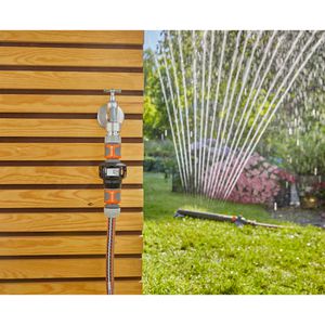 Produktbild für Wasserzähler Gardena AquaCount, aus Kunststoff, mit Display