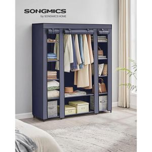 Produktbild für Kleiderschrank Songmics XXL, LSF003I02, blau