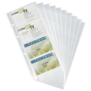 Produktbild für Visitenkartenhüllen Durable 2387-19 Visifix 80, 11 x 24,5 cm