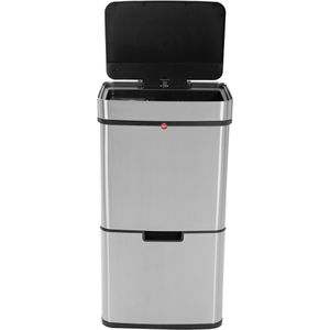 Produktbild für Mülleimer Hailo Öko Vario XL, IR Sensor, silber