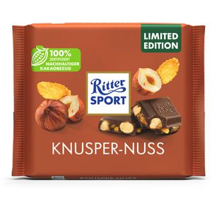Ritter-Sport Tafelschokolade Knusper-Nuss, 100g